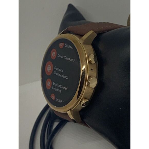 Fossil Gen 4 Authentic Digital Dial Smart Watch Custom Band FTW6018 QT338 - Picture 3 of 12